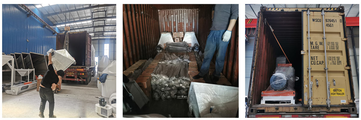 2套SZLH320顆粒機(jī)，料倉，輸送機(jī)和配件已發(fā)送到烏茲別克斯坦